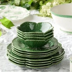 Certified International Le Jardin Cabbage 12-pc. Stoneware Dinnerware Set
