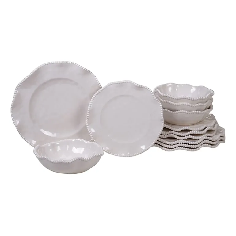 Certified International Perlette 12-pc. Melamine Dinnerware Set