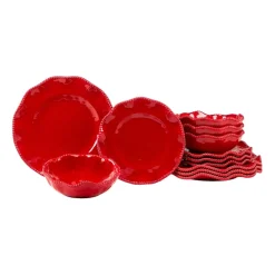 Certified International Perlette 12-pc. Melamine Dinnerware Set