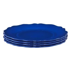 Certified International Red Crackle 4-pc. Melamine Salad Plate