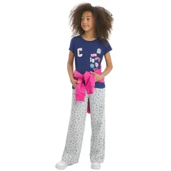 Champion Big Kid Girls Crew Neck Short Sleeve Classic Fit Graphic T-Shirt