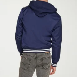 Champion Mens Hooded Midweight Bomber Jacket