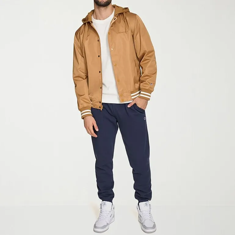 Champion Mens Hooded Midweight Bomber Jacket