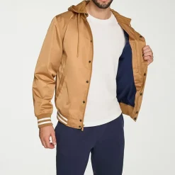Champion Mens Hooded Midweight Bomber Jacket