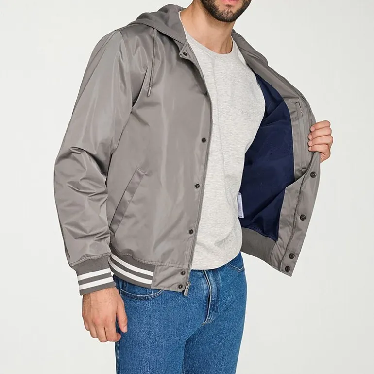 Champion Mens Hooded Midweight Bomber Jacket