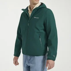 Champion Mens Hooded Water Resistant Midweight Softshell Jacket