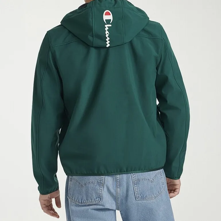 Champion Mens Hooded Water Resistant Midweight Softshell Jacket