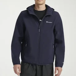 Champion Mens Hooded Water Resistant Midweight Softshell Jacket