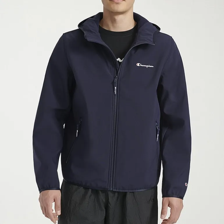 Champion Mens Hooded Water Resistant Midweight Softshell Jacket