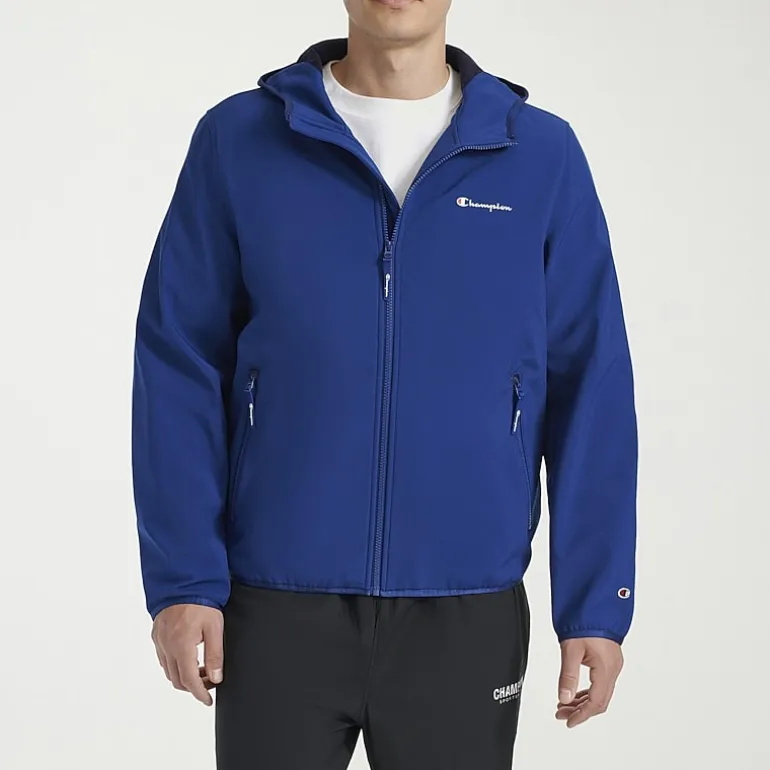 Champion Mens Hooded Water Resistant Midweight Softshell Jacket