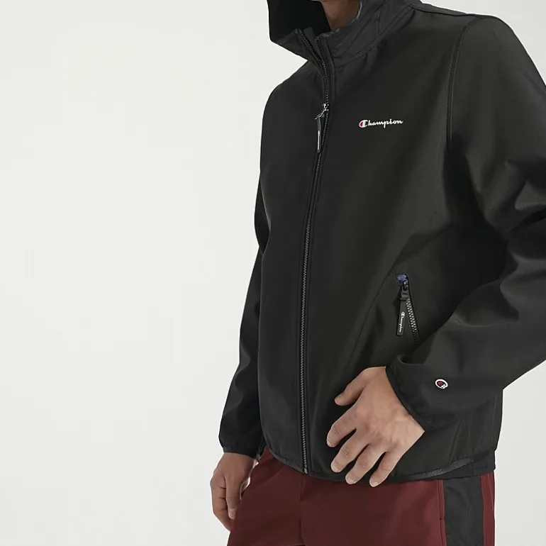Champion Mens Hooded Water Resistant Midweight Softshell Jacket