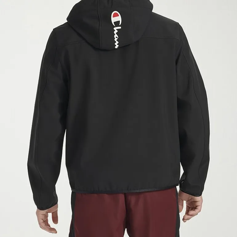 Champion Mens Hooded Water Resistant Midweight Softshell Jacket