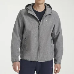 Champion Mens Hooded Water Resistant Midweight Softshell Jacket
