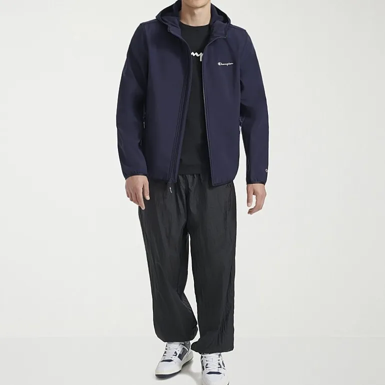 Champion Mens Hooded Water Resistant Midweight Softshell Jacket