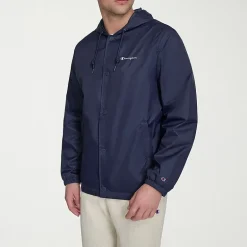 Champion Mens Hooded Water Resistant Midweight Raincoat