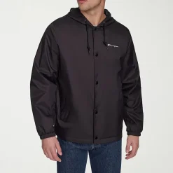 Champion Mens Hooded Water Resistant Midweight Raincoat