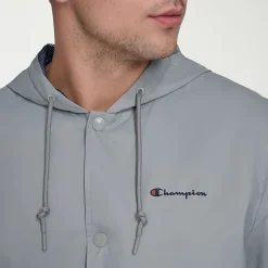 Champion Mens Hooded Water Resistant Midweight Raincoat