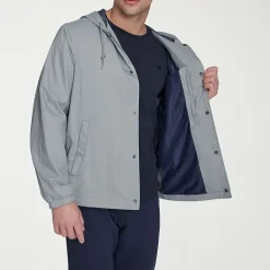 Champion Mens Hooded Water Resistant Midweight Raincoat