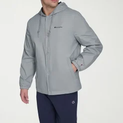 Champion Mens Hooded Water Resistant Midweight Raincoat