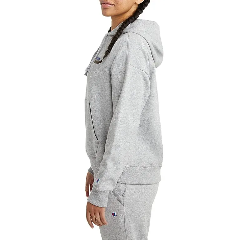 Champion Powerblend Graphic Logo Hoodie