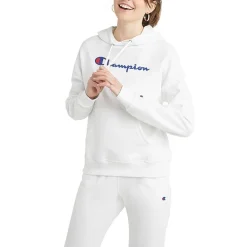 Champion Powerblend Graphic Logo Hoodie