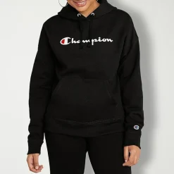 Champion Powerblend Graphic Logo Hoodie