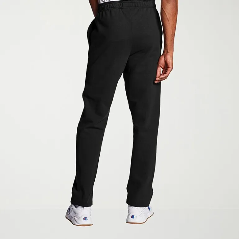 Champion Powerblend Mens Drawstring Waist Straight Mid Rise Regular Fit Sweatpant
