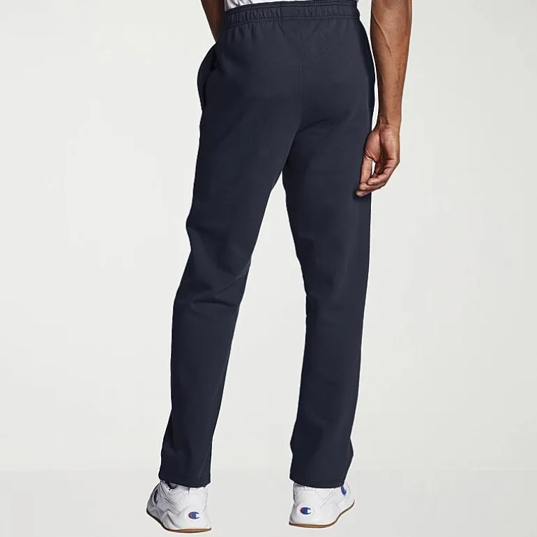 Champion Powerblend Mens Drawstring Waist Straight Mid Rise Regular Fit Sweatpant