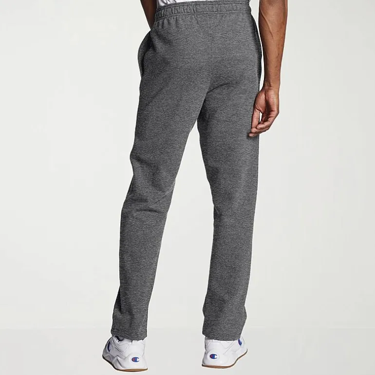 Champion Powerblend Mens Drawstring Waist Straight Mid Rise Regular Fit Sweatpant