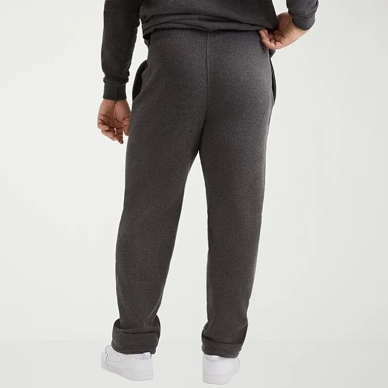 Champion Powerblend Mens Straight Mid Rise Classic Fit Big and Tall Fleece Sweatpant