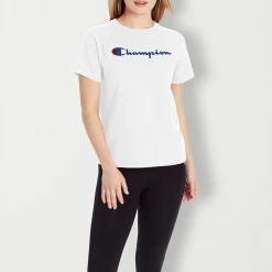 Champion Womens Crew Neck Short Sleeve Active T-Shirt