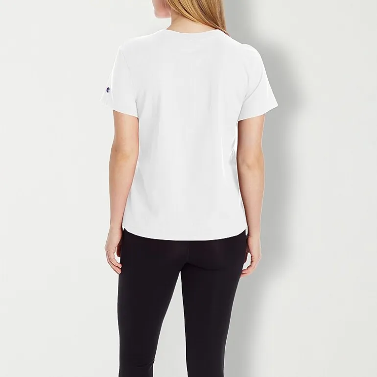 Champion Womens Crew Neck Short Sleeve Active T-Shirt