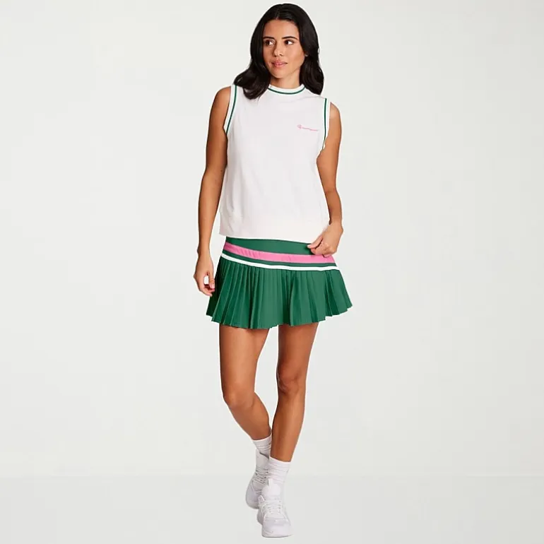 Champion Womens Mock Neck Sleeveless Muscle T-Shirt