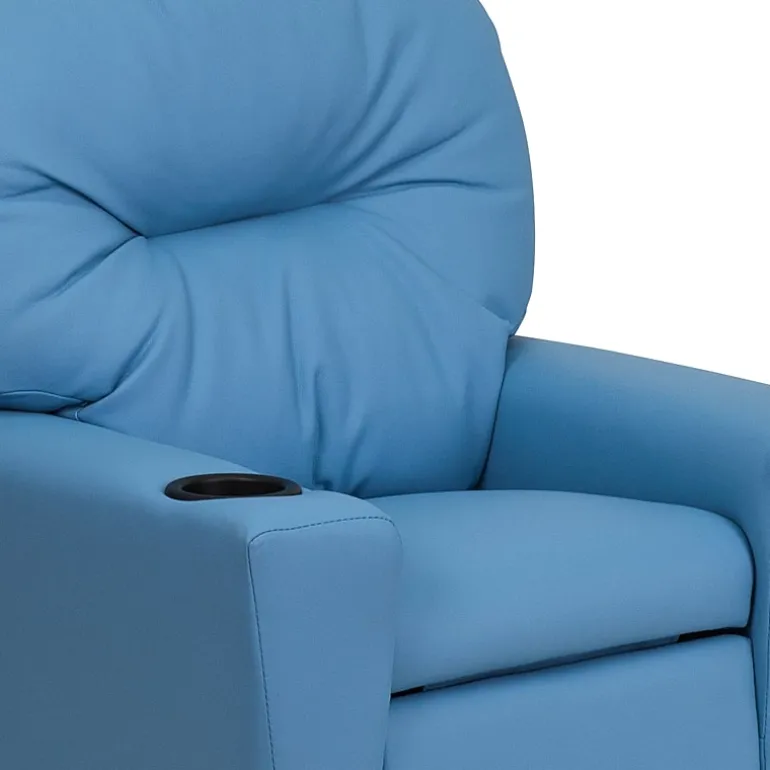 Chandler Plush Recliner with Cup Holder for Kids