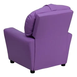 Chandler Plush Recliner with Cup Holder for Kids