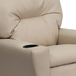 Chandler Plush Recliner with Cup Holder for Kids