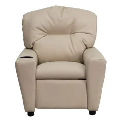 Chandler Plush Recliner with Cup Holder for Kids