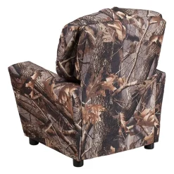 Chandler Plush Recliner with Cup Holder for Kids