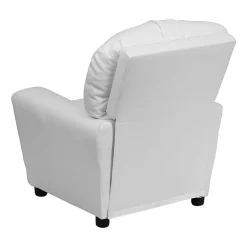 Chandler Plush Recliner with Cup Holder for Kids