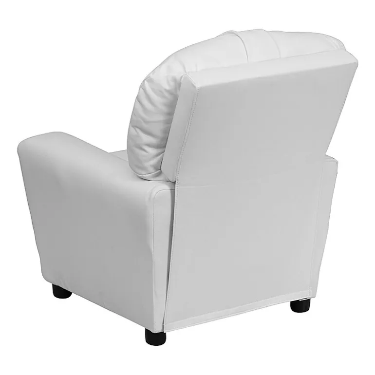 Chandler Plush Recliner with Cup Holder for Kids