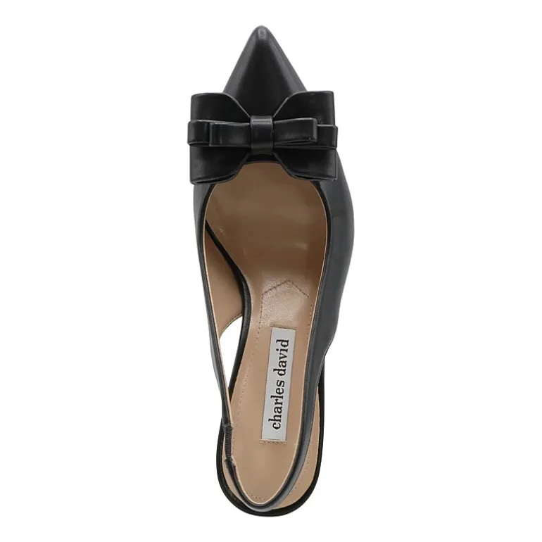 Charles David Astrid Womens Pointed Closed Toe Block Heel Pumps