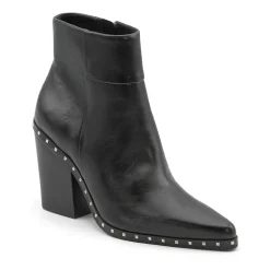 Charles David Womens Van Block Heel Dress Boots