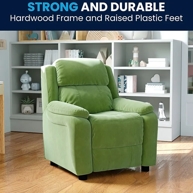 Charlie Padded Arm Recliner for Kids
