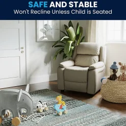 Charlie Padded Arm Recliner for Kids