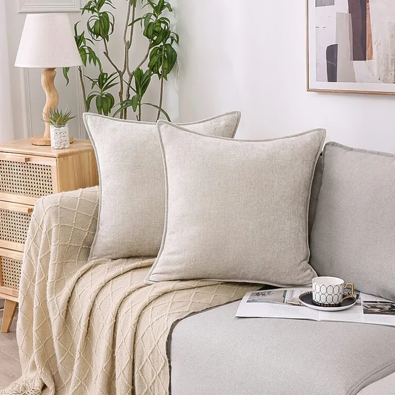 Chenille 20x20 Square Throw Pillow