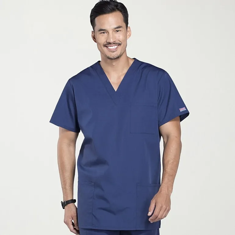 Cherokee Unisex Adult Tall V Neck Short Sleeve Scrub Top