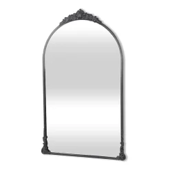 Cheungs Everlaine Modern Victorian Black Wall Mount Wall Mirror