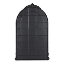 Cheungs Everlaine Modern Victorian Black Wall Mount Wall Mirror