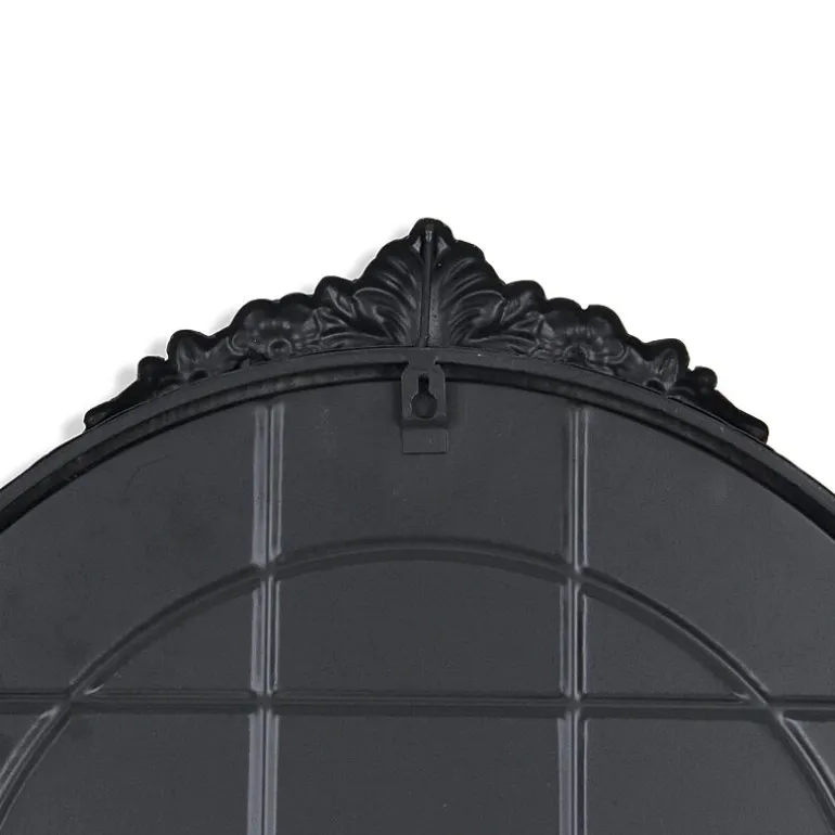Cheungs Everlaine Modern Victorian Black Wall Mount Wall Mirror