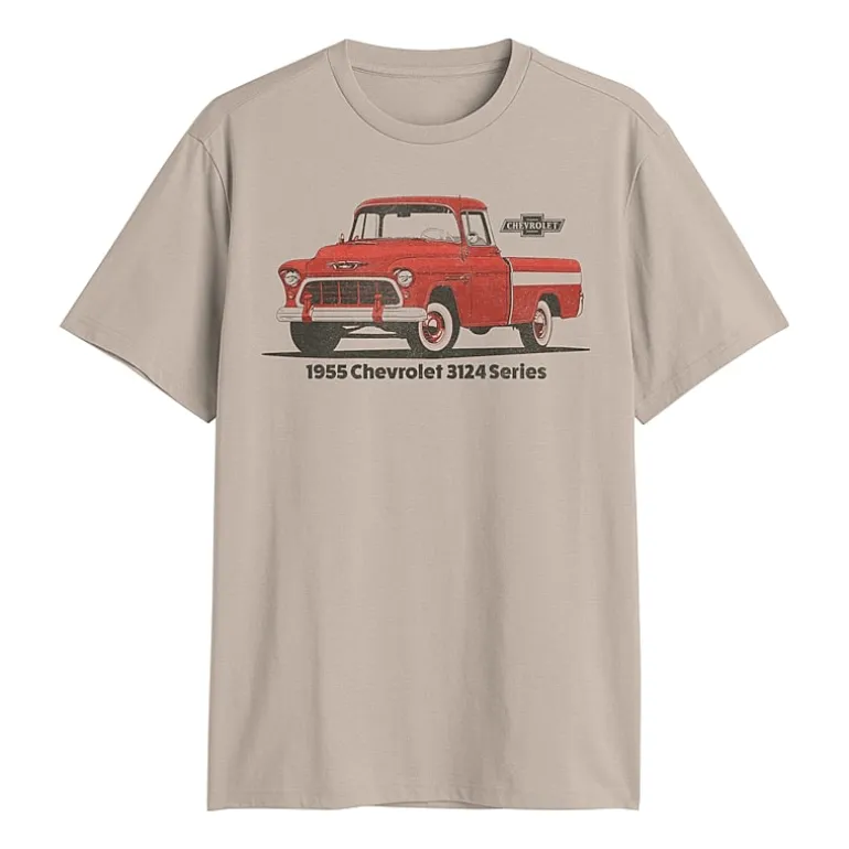 Chevrolet Mens Crew Neck Short Sleeve Classic Fit Big and Tall Graphic T-Shirt